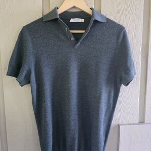 Men's Olive Green Suitsupply Knit Sweater